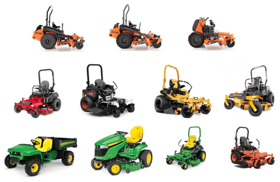 Bad Boy Mowers, BigDog, Bobcat, Cub Cadet, Hustler, John Deere and Kubota equipment with Recalled Kawasaki Engines