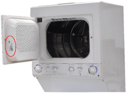 Recalled Laundry Center