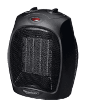 AmazonBasics 1500 Watt Ceramic Space Heater No. B074MWKSLX