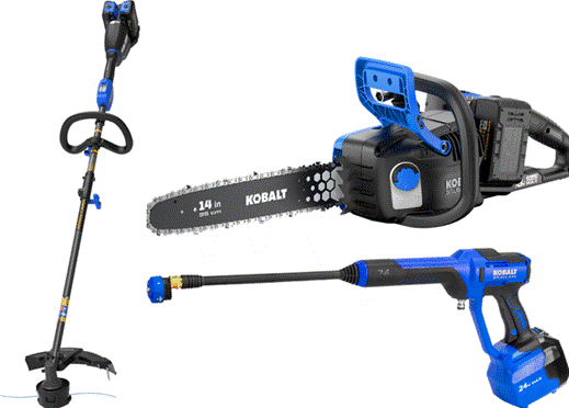 Recalled Kobalt yard power tools