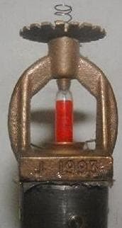 Recalled Dry Fire Sprinkler