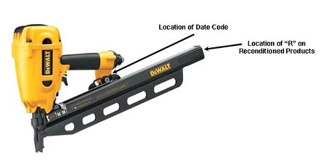 Recalled Framing Nailer