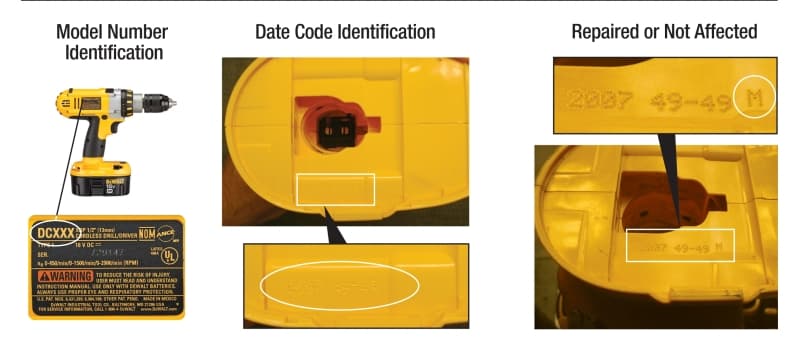 Recalled Drill and details